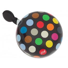 Fahrradklingel Ding Dong XL Bell Polka Dots Big Mix Black