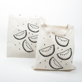 Stofftasche Melone