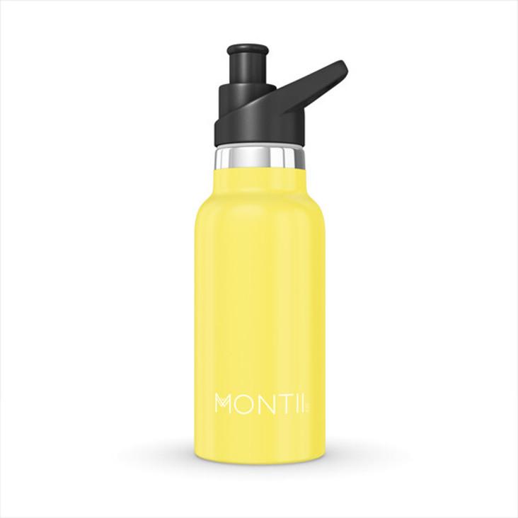 MontiiCo Isolierflasche mit Sport-Trinkverschluss gelb