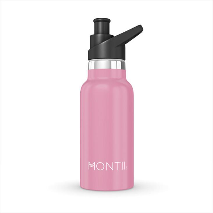 MontiiCo Isolierflasche mit Sport-Trinkverschluss rosa