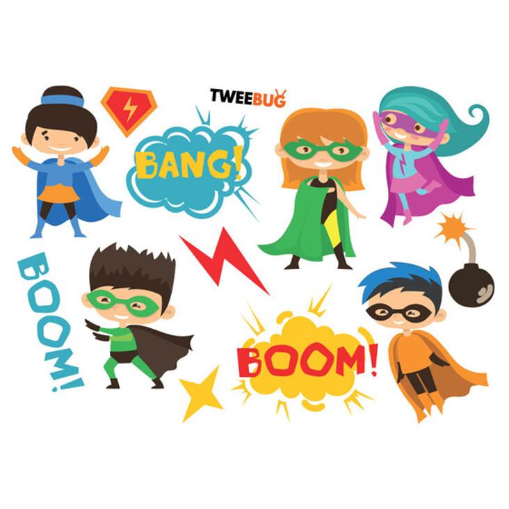 Tweebug wassefester Sticker Hero