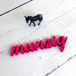 Holzwort munzig, neonorange