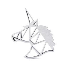 Einhornkopf Holz LILA
