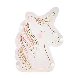 Papierteller Einhorn von Merimeri