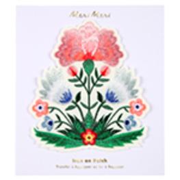 Aufbügelpatch Blumen von Meri Meri