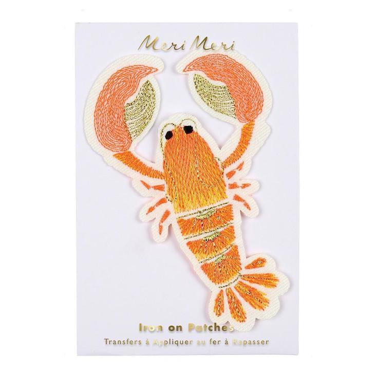 Aufbügelpatch Lobster von Meri Meri