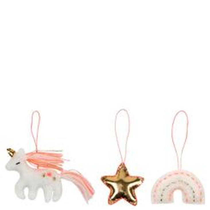Einhorn Weihnachtsdekoration Meri Meri