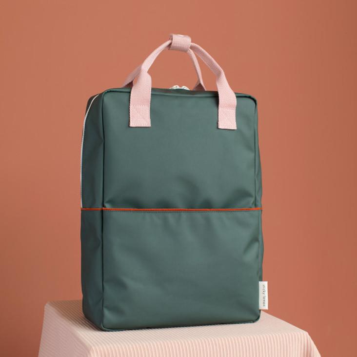 Rucksack aus recycelten PET-Flaschen Bottle Green