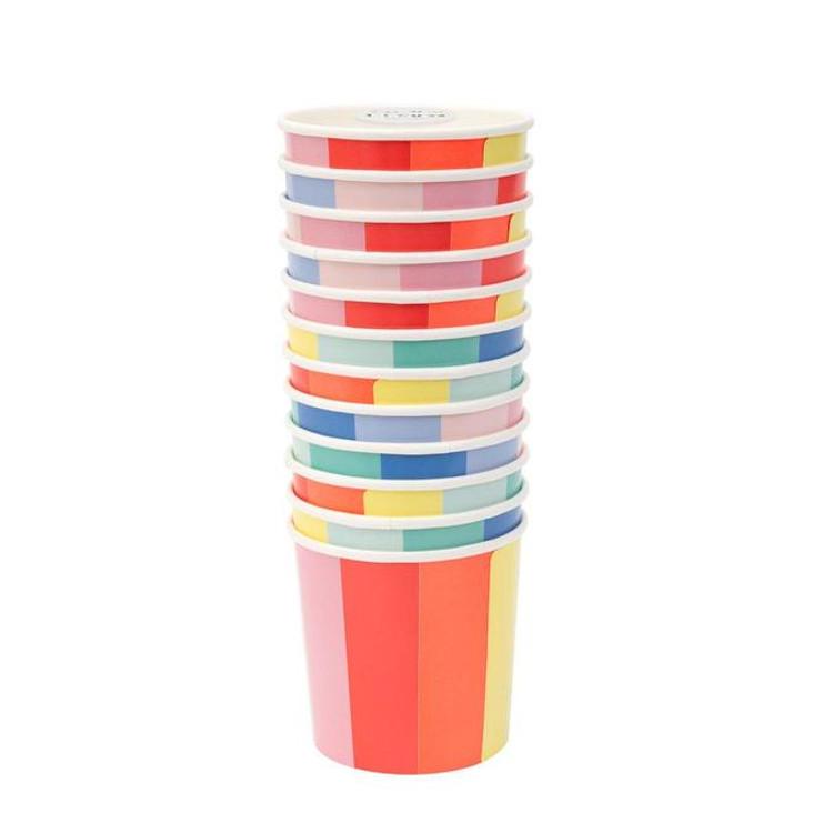 Hochwertige Papierbecher Color Wheel von Meri Meri