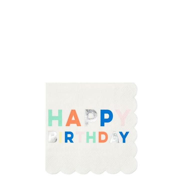 Happy Birthday Servietten Meri Meri