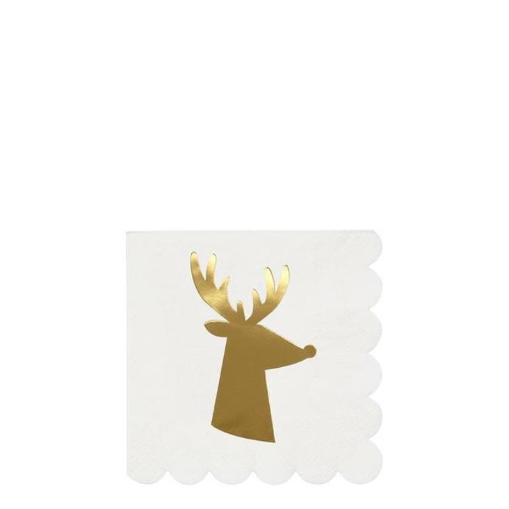 Rentier Servietten Gold von Meri Meri