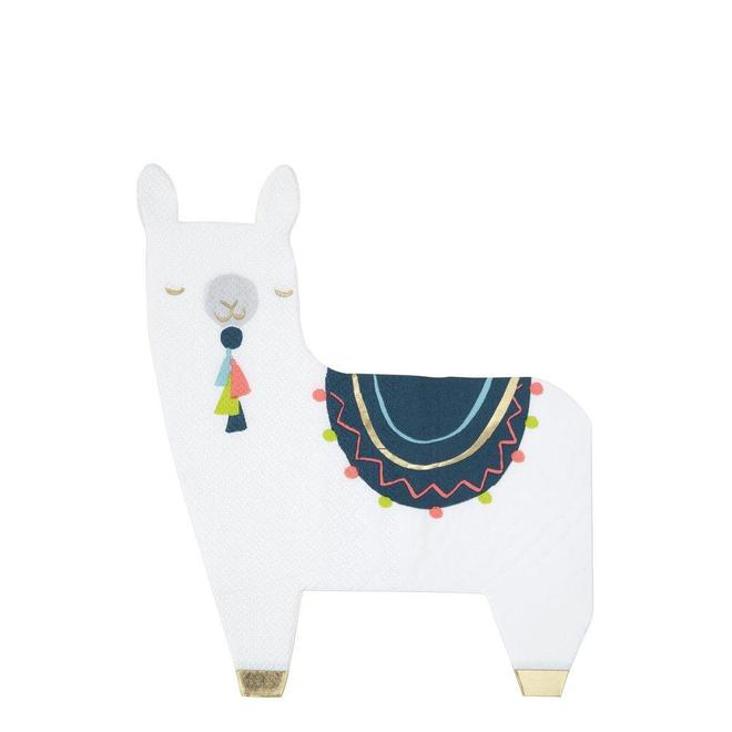 Servietten Lama