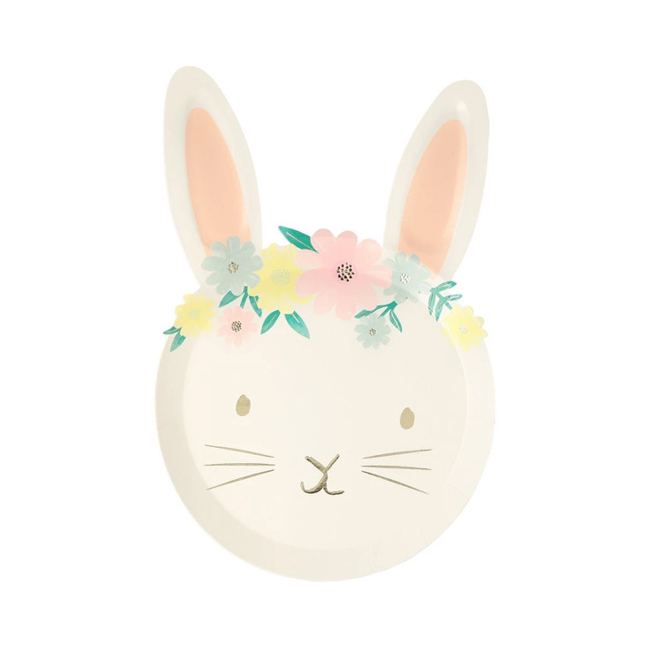 Papierteller Bunny Hase von Merimeri