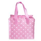 Kleine Tasche Polkadot rosa