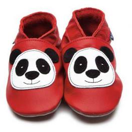 Lederfinken Panda rot