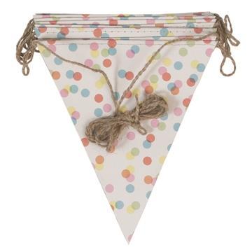 Papiergirlande Konfetti