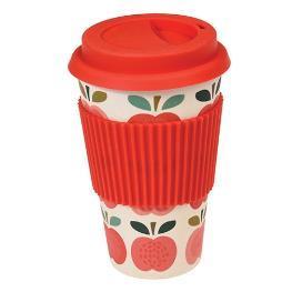Bambusfaser Coffee to go Becher Apple