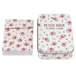 Spielkarten in Dose la petite rose