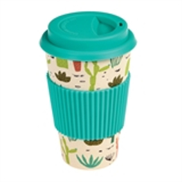 Bambusfaser Coffee to go Becher Kaktus
