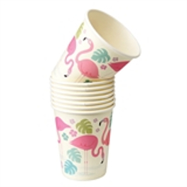 Papierbecher Flamingo