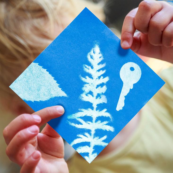 Druckpapier im Sonnenlicht