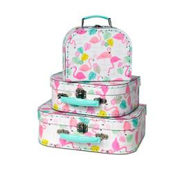 Koffer-Set Flamingo