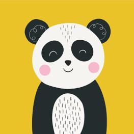 Karte Panda mit Umschlag