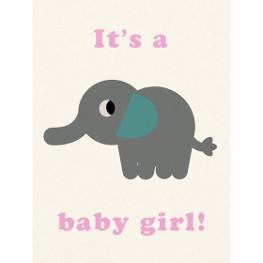 Karte It`s a baby girl!