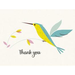 Karte Thank you
