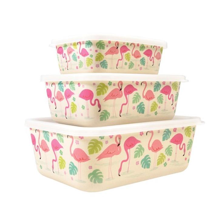 Aufbewahrungsdosen 3er Set Flamingo