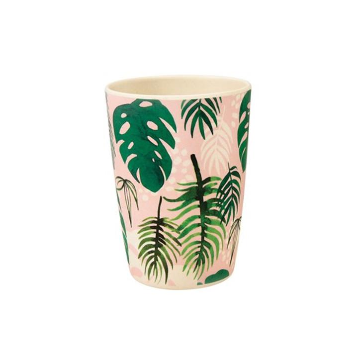 Trinkbecher aus Bambusfaser Tropical Palm