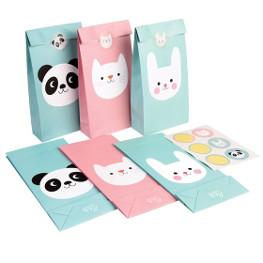 Papiertüten Panda, Bunny und Cat