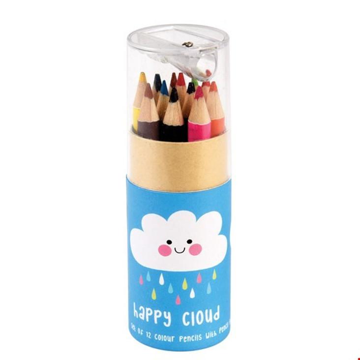 Farbstifte Set mit Spitzer Wolken