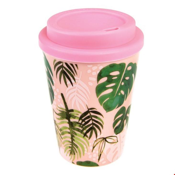Bambusfaser Coffee to go Palmen