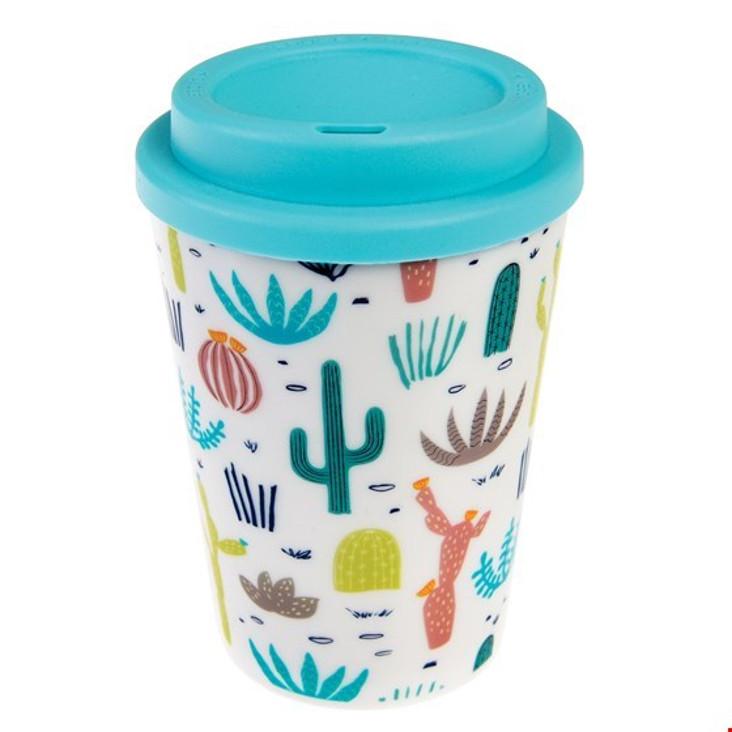Bambusfaser Coffee to go Kaktus