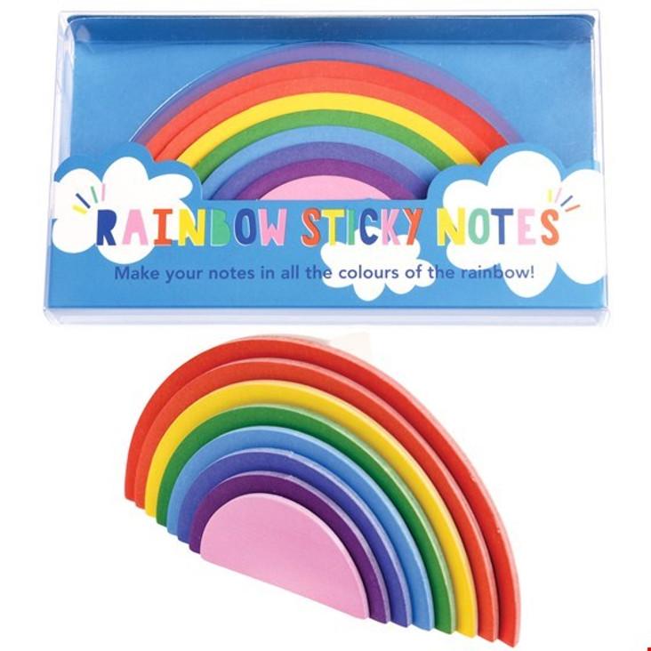 Haftnotizen Regenbogen