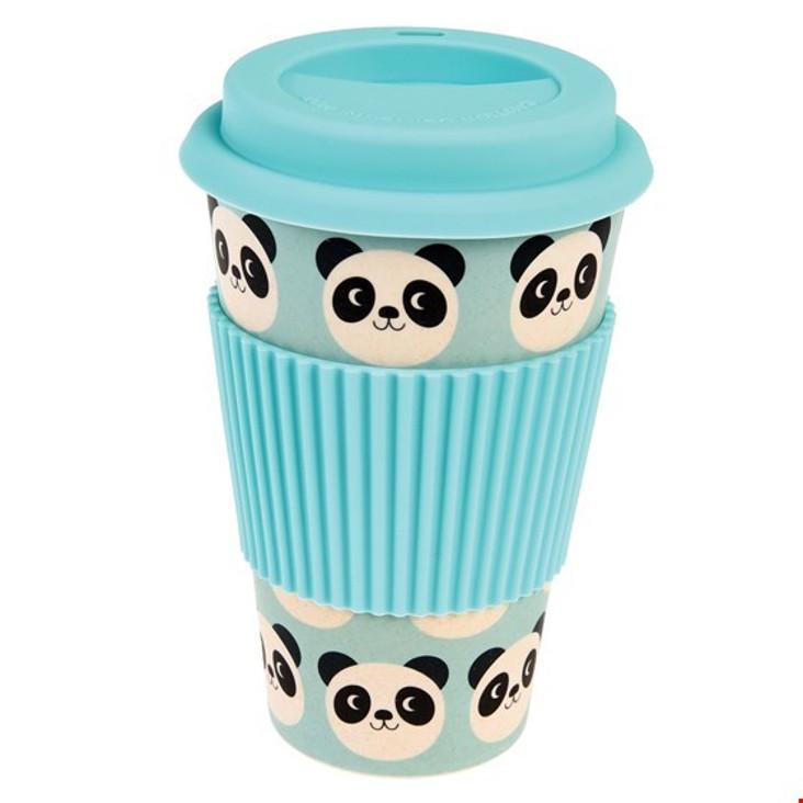 Bambusfaser Coffee to go Becher Panda