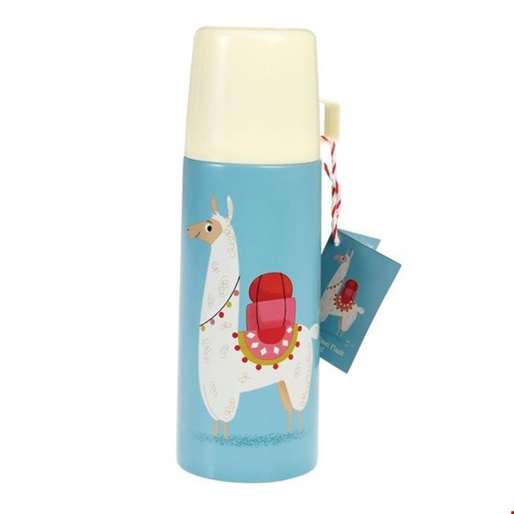 Thermosflasche mit Becher Lama