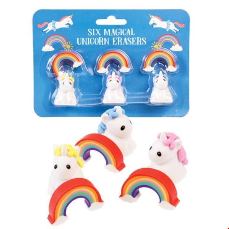 MAGICAL UNICORN - RADIERGUMMIS (6ER SET)