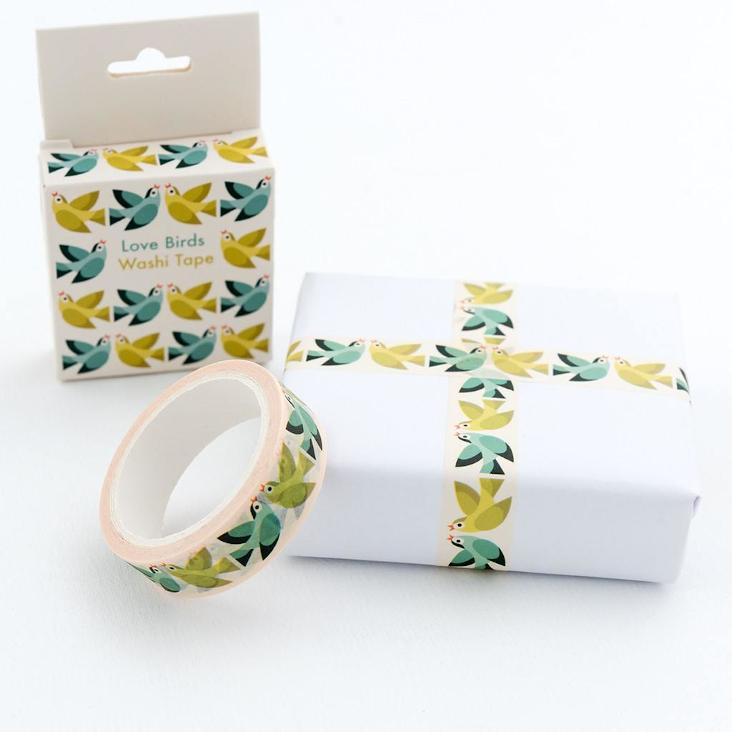 Washi Tape Love Birds