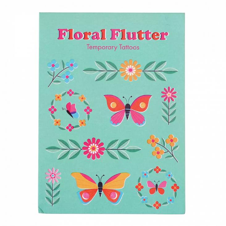 Tattoos - Floral Flutter (2 Bögen)
