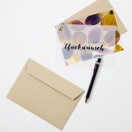 Karte Flowerpress Herzlichen Glückwunsch