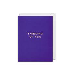 Mini Grusskarte thinking of you