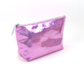 Necessaire metallic pink