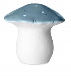 Nachtlicht grosser Pilz Jeans Blau