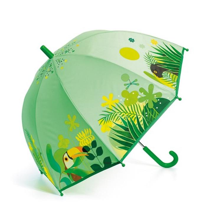 Transparenter Regenschirm Dschungel