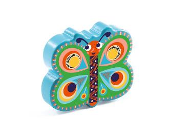 Rasselschmetterling Holz