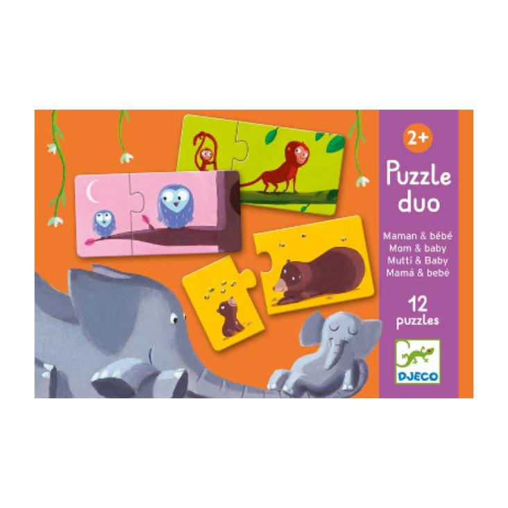 Puzzle Mama und Kind