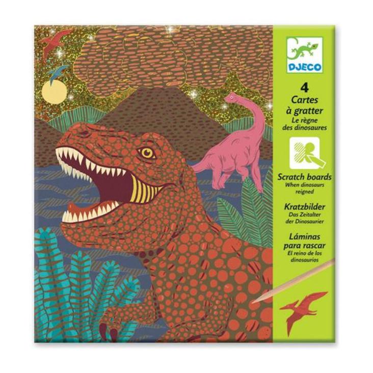 Scratchbilder Dinosaurier von Djeco