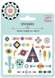 Mini-Sticker, Aufkleber Western Style